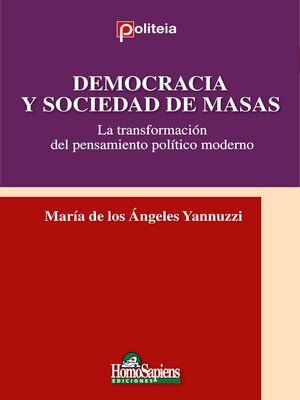 cover image of Democracia y sociedad de masas
